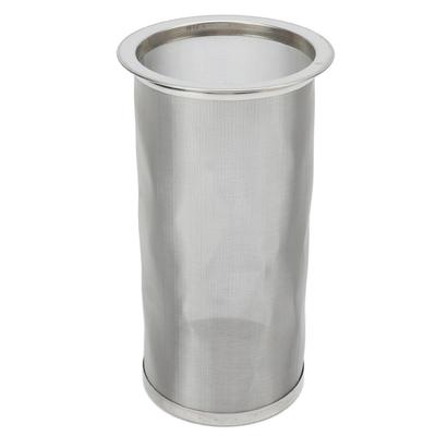 Фильтр для кофе Cold Brew из нержавеющей стали, многоразовый, с широким горлом, цилиндрический, с сеткой белого цвета