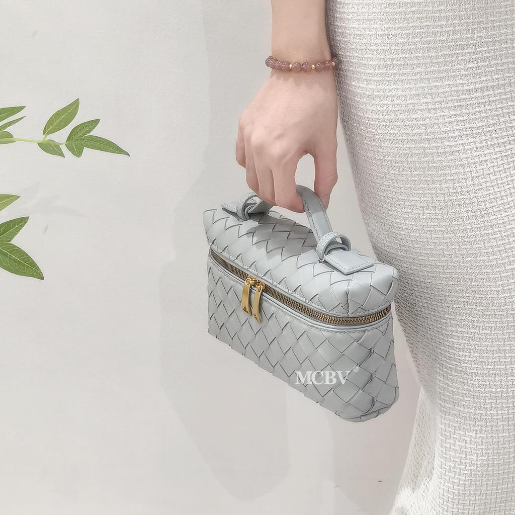 2024 MCBV натуральная кожа плетеная овчина сумка через плечо для женщин