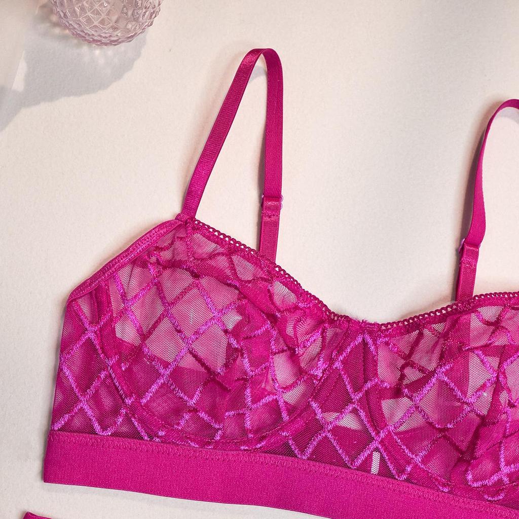 3 предмета сетчатое удобное марлевое сексуальное нижнее белье для женщин