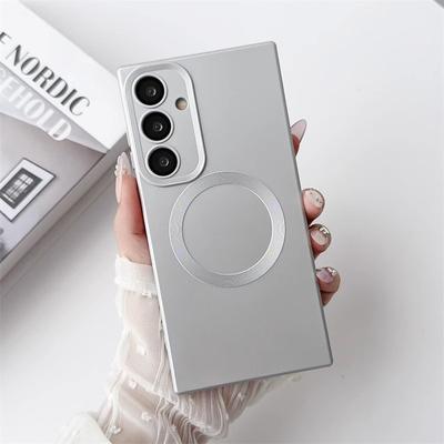 Подходит для чехла для мобильного телефона Samsung S24 Ultra Защита от падений S23 Силиконовый с ощущением кожи S22plus Магнитная адсорбция Полная защита Чехол 21