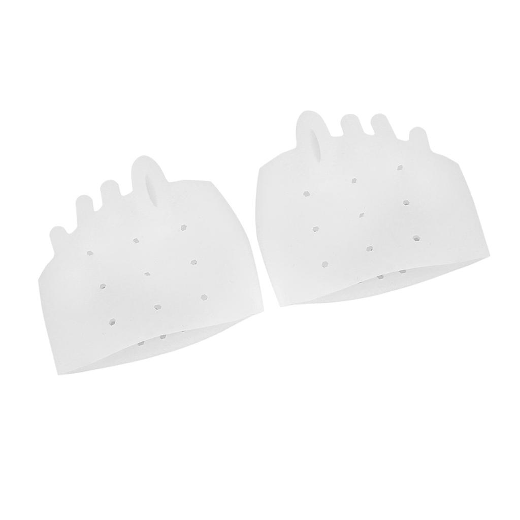Силиконовый выпрямитель косточки на ноге Корректор Hallux Vaus Уход за пальцами ног или стопами Облегчение боли Белый