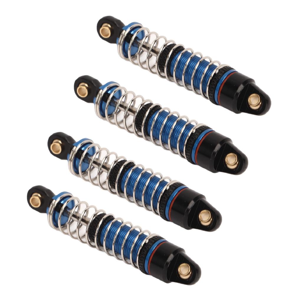 4pcs RC Shock Absorbers Replacement Aluminum Alloy RC Car Dampers for Traxxas 118 Blue