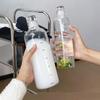 Бутылка для воды 750 мл с герметичной крышкой для сока, кофе, компактный дизайн для подстаканников автомобиля