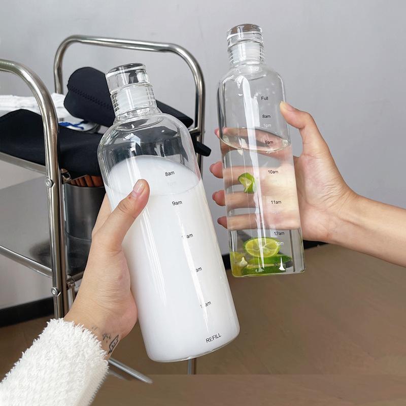 Бутылка для воды 750 мл с герметичной крышкой для сока, кофе, компактный дизайн для подстаканников автомобиля