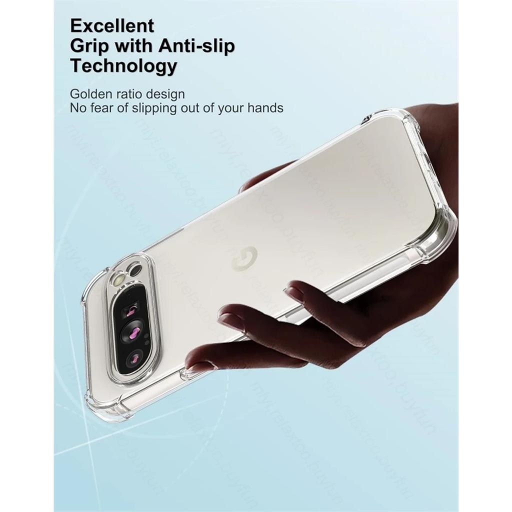 Роскошный прозрачный силиконовый мягкий чехол для Google Pixel 9 Pixel 9 Pro Pixle 9 9 Pro 9 Pro XL 2024 прозрачный тонкий мягкий противоударный защитный чехол из ТПУ