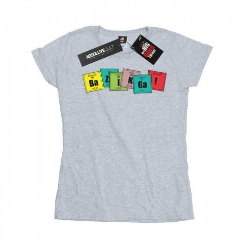 The Big Bang Theory Womens/Ladies Bazinga Elements Cotton T-Shirt