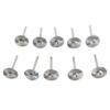 10Pcs 22mm Mini Stainless Steel Wire Brush Polishing Wheel for Grinder Rotary Tool