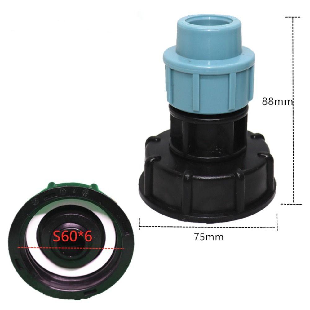 Plastic Straight Tee Water Fittings Connector Tank Adapter Outlet Hose