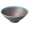 Shigaraki Ware Hechimon Small Bowl, 15cm, Smoked Turkish Finish, Made In Japan, MR-3-3416