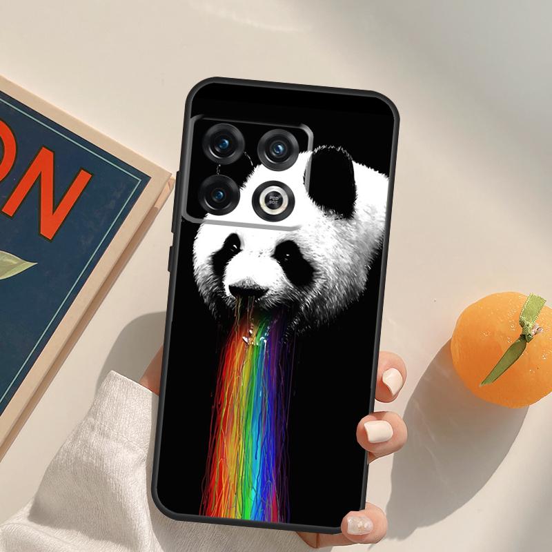 Cartoon Panda Case For OnePlus Nord 5 CE 2 3 4 Lite N20 N30 OnePlus 15 13 12 11 13T 10T 10R 12R 13R Cover