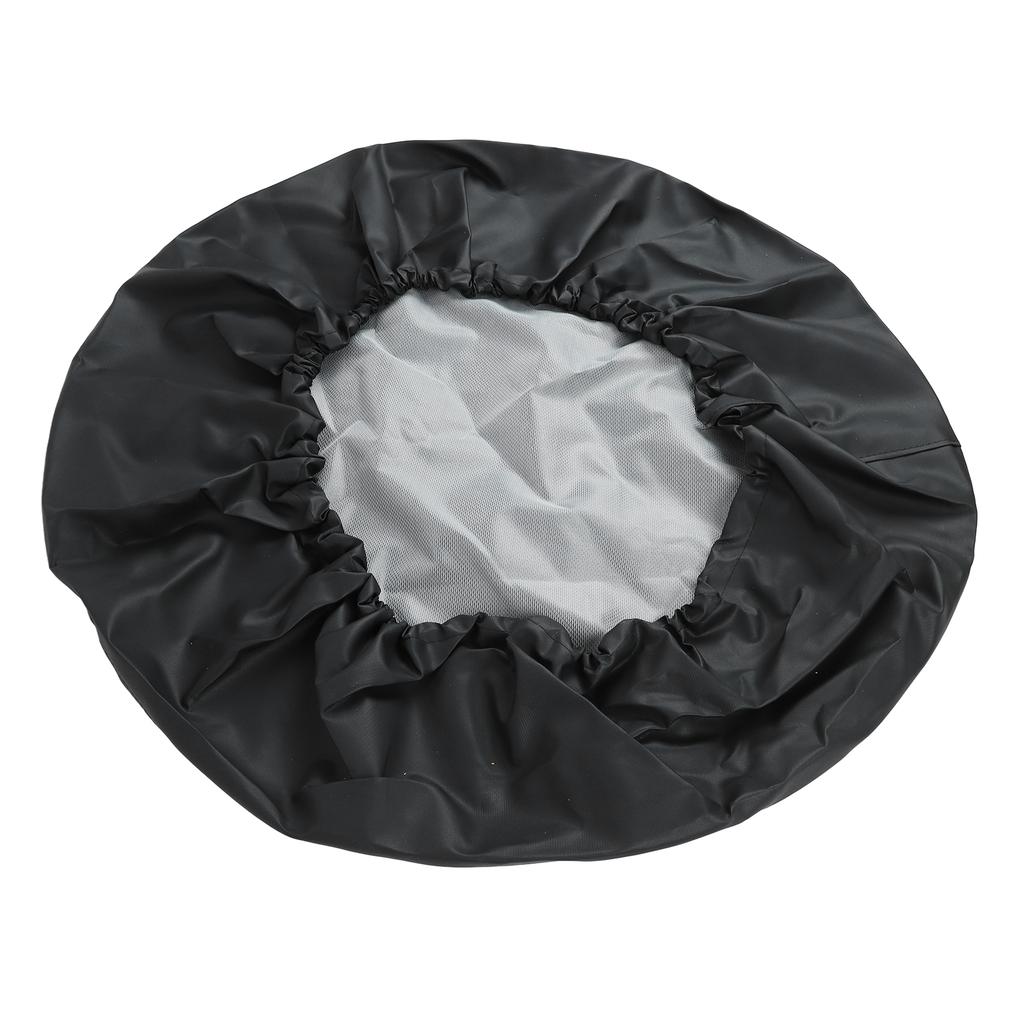 15-дюймовый Защитный чехол для шин Кожа ПВХ Водонепроницаемый Износостойкий Черный Чехол для запасного колеса для большинства автомобилей