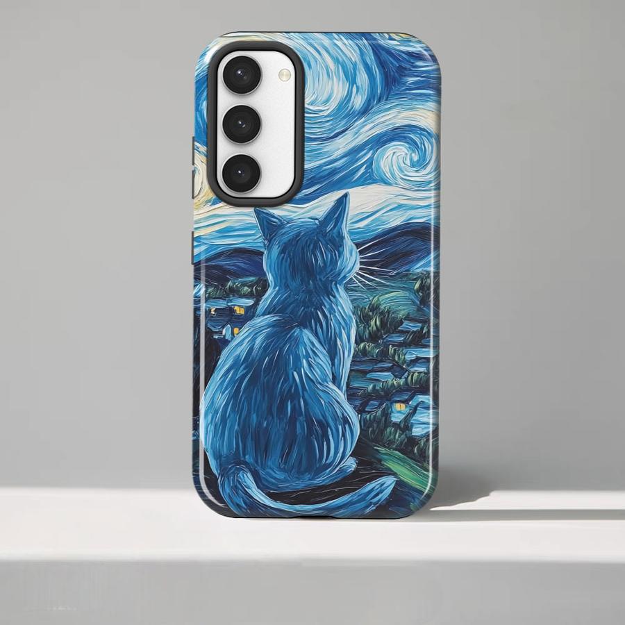 Ван Гог Модный Арт Крутой Чехол для Телефона для Samsung Galaxy S25 S23Ultra A16 S25Ultra A26 S23 S24 Ultra A56 A36 S20 FE Мягкий