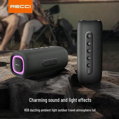 Портативная HiFi Bluetooth-колонка Recci RSK-W50, штекер CN (адаптер в комплекте)
