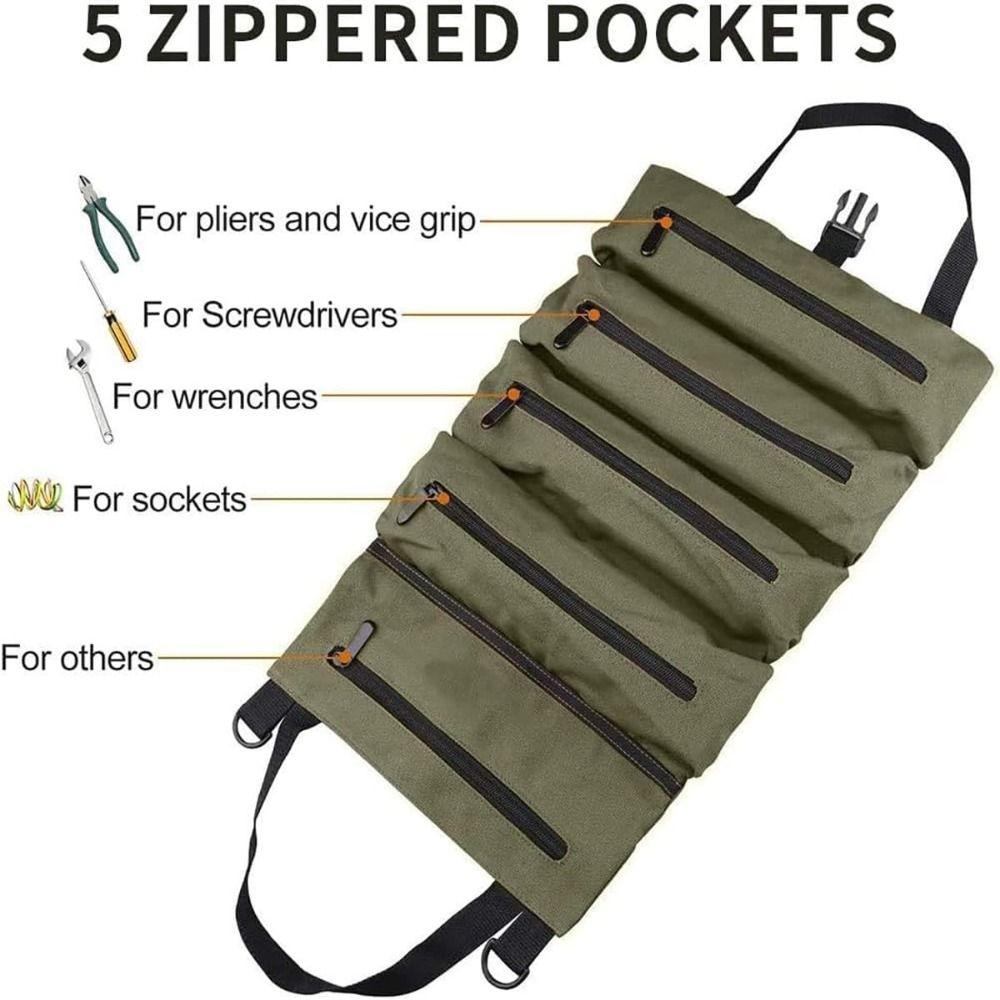 Waterproof Toolkit Storage Bag Heavy Duty Tool Pouch Tool Organizer For Electricians Repairman