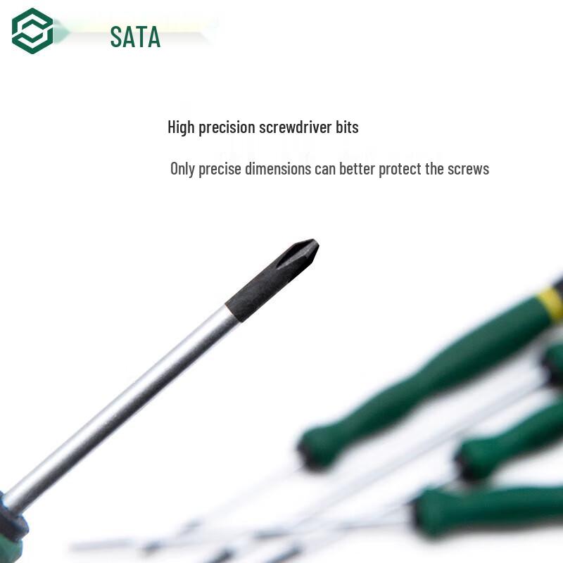 SATA 09316 Набор из 9 прецизионных отверток с сумкой