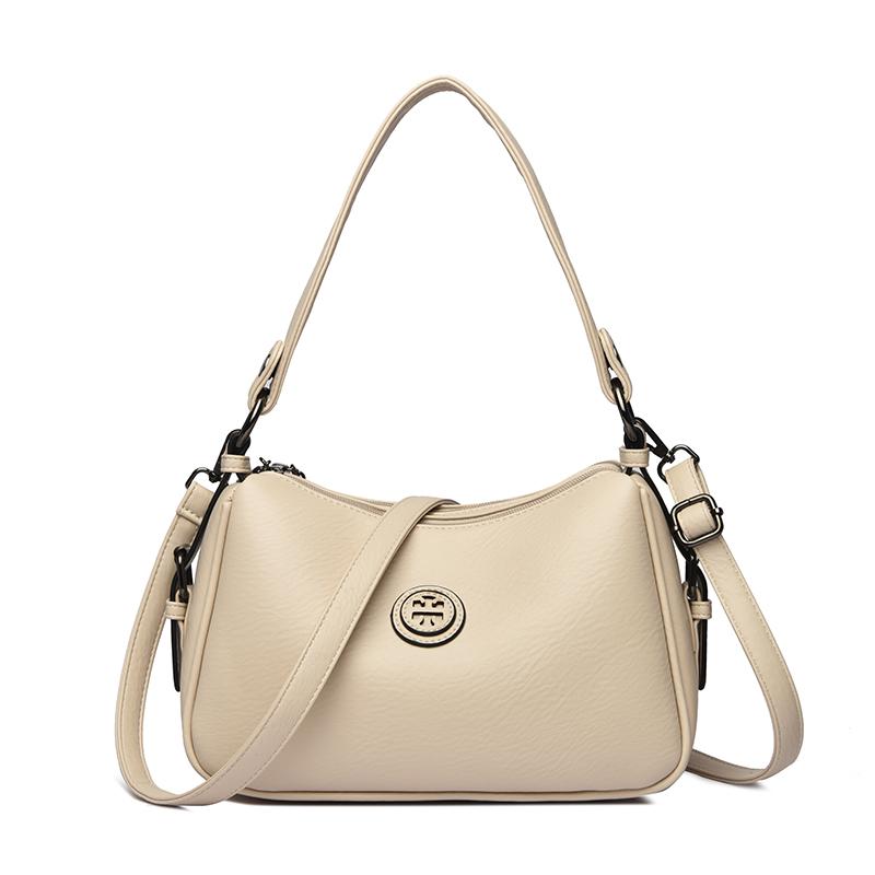 Модная женская сумка через плечо, Сумка-кроссбоди из мягкой ПУ кожи, Однотонная сумка, Подходит для повседневного использования, Шопинга, Поездок на работу