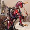 Gundam model kit, Saint Seiya series with wings and base, birthday gift display, youth anime action figure, random colour