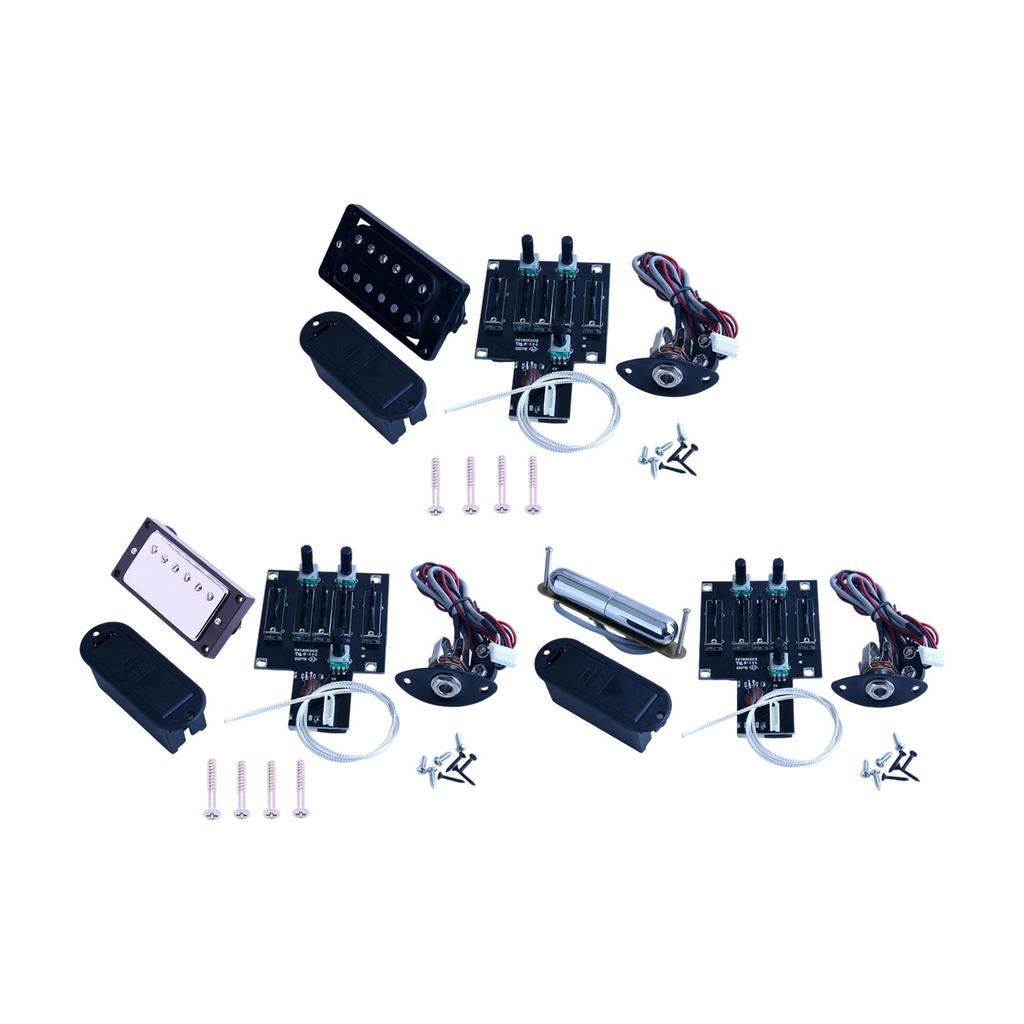 Acoustic Guitar Pickup 4 Band Preamp EQ Tuner Digital Amplifier Part Music Instrument Accessory for Studio Recording