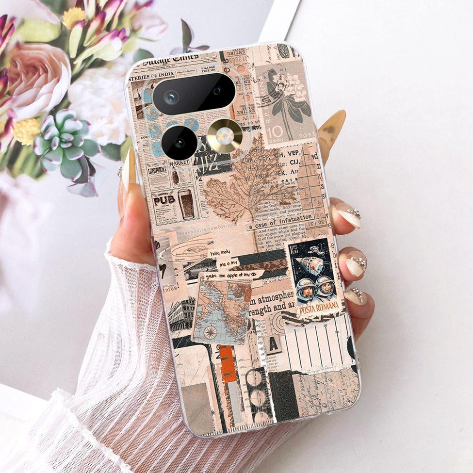Transparent For Realme 16 Pro 5G Case Luxury Cute Cat Fashion Butterfly Cool Painted Casing For Realme RMX5121 RMX5120