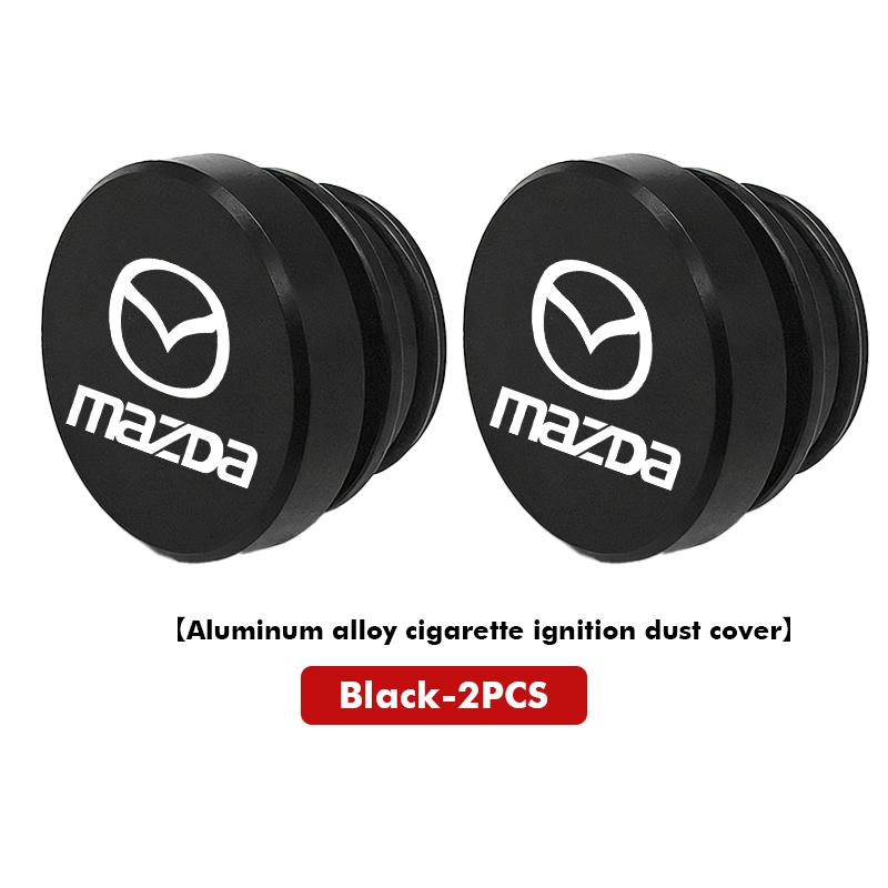 For Mazda Car Cigarette Lighter Cover DustProof Decoration Cap 2 3 5 6 Axela Atenza Speed 6 CX-3 CX-4 CX 5 CX-7 CX-8 JEX3