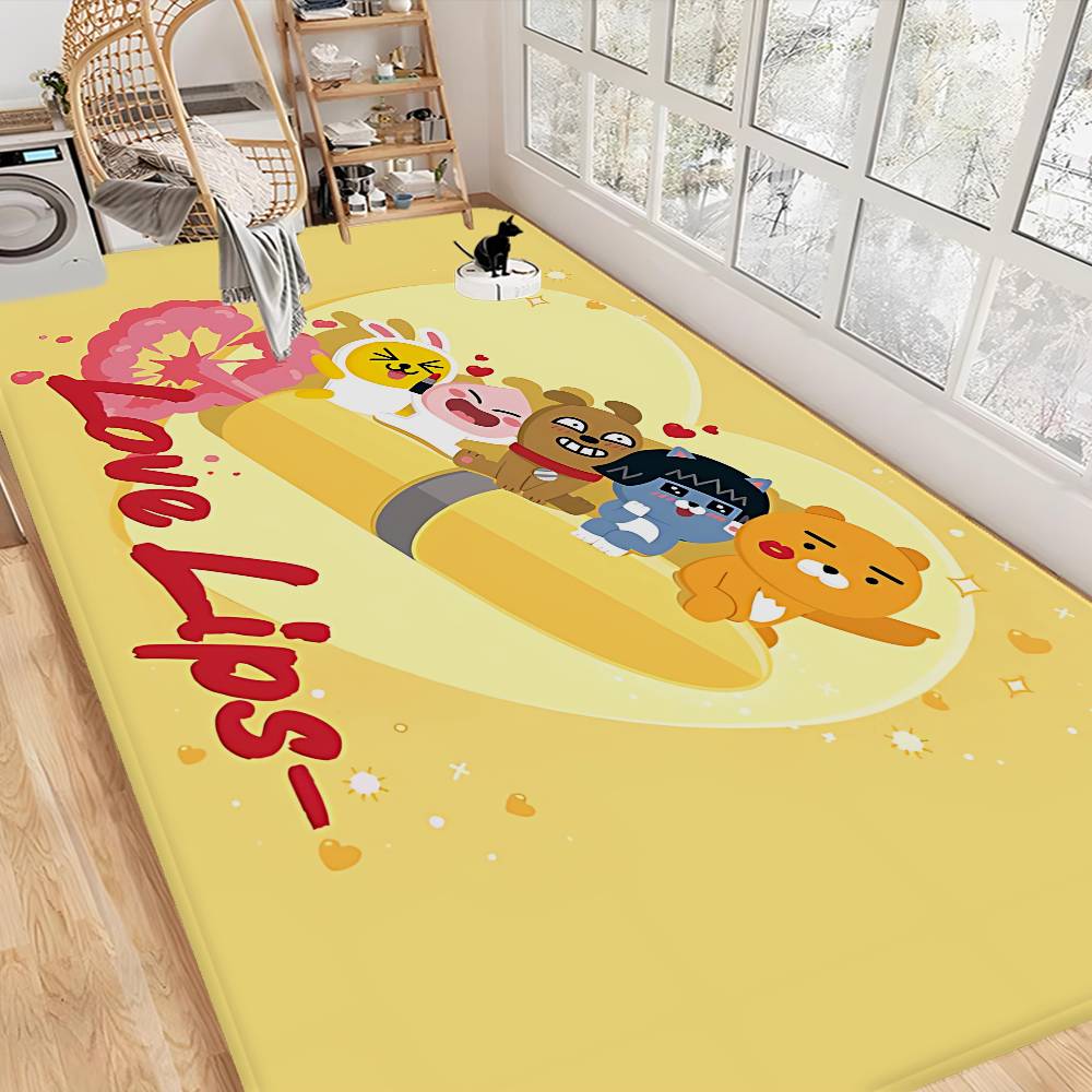 K-Kakao F-Friends Kitchen Mat Kids Room Bedroom Decoration Balcony Anti-Slip Doormat Living Room Alfombra