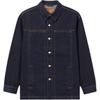 Levis Color Block Button Down Loose Fit Long Sleeve Denim Jacket Men Jackets Dark-Blue 0017H-0000