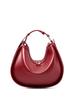 100% Genuine Leather Women Crescent Bag Handbag Luxury Women   Simple  Shoulder Crossbody Bag Commuter