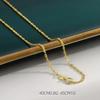 High Quality 925 Silver Fine Jewelry Custom Gold Rose Gold Cuban Link Chain Necklaces for Women Men 925 Sterling Silver Jewelry