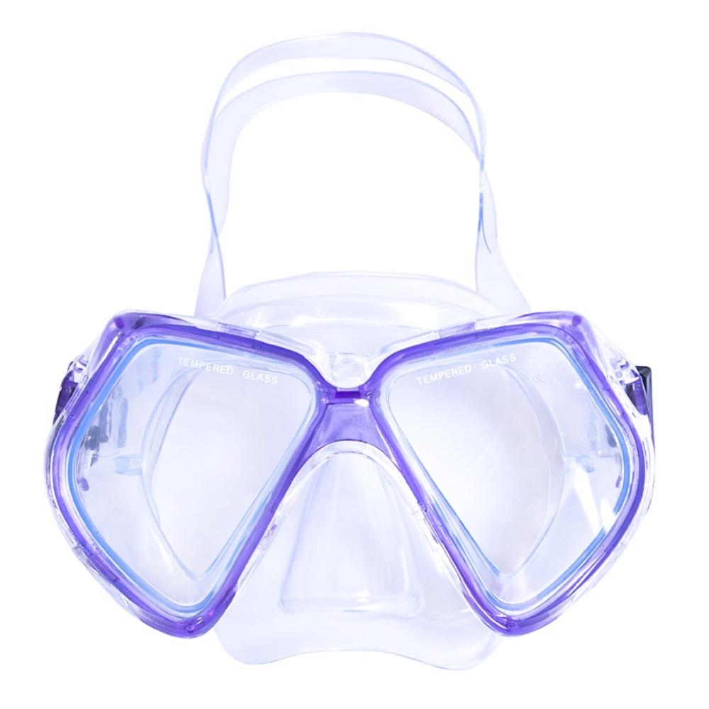 Tempered Glass Snorkel Mask Adjustable Strap Underwater Mask Professional Diving Glasses Unisex