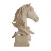 jijijing Lion Bust Statue, King of Beasts Figurine, Resin Animal Head Sculpture for Home Office Living Room Decor