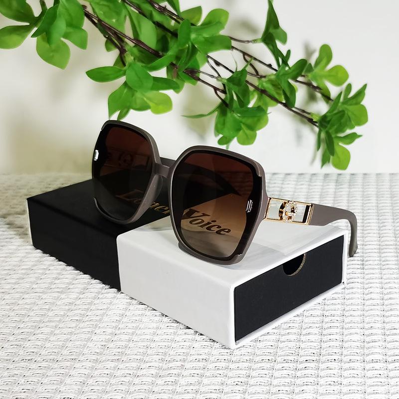 Солнцезащитные очки женские очки высокого класса солнцезащитные очки с защитой от ультрафиолета большая оправа круглое лицо тонкие солнцезащитные очки