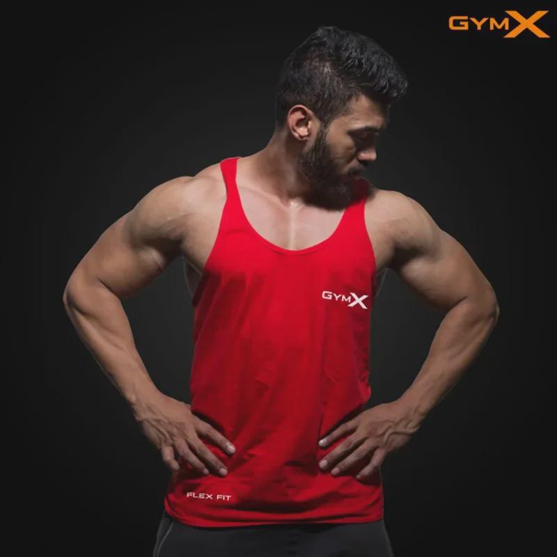 Мужская быстросохнущая футболка без рукавов для тренировок мышц