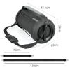 For Sony SRS-XG500 Carrying Strap Protective Cover Cloth+EVA+Velvet Speaker Sleeve