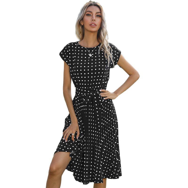 wholesale women's polka dot dress