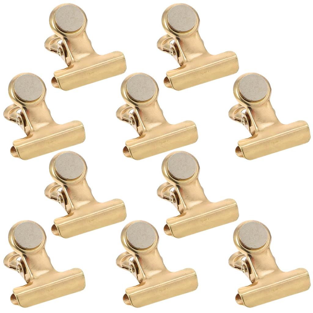 Strong Stainless Steel Magnetic Clips for for and Office Sticky and File Refrigerators, 10-Piece Set, KESYOO, Office, Home, School, Supplies,