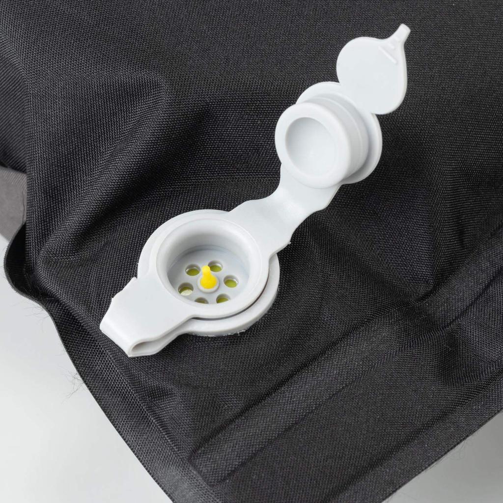 BUNDOK Надувной коврик толщиной 10 см, автоматический надувной воздушный коврик для кемпинга, сна в машине, очень толстая сумка для хранения, в комплекте черный, одинарный BD-545