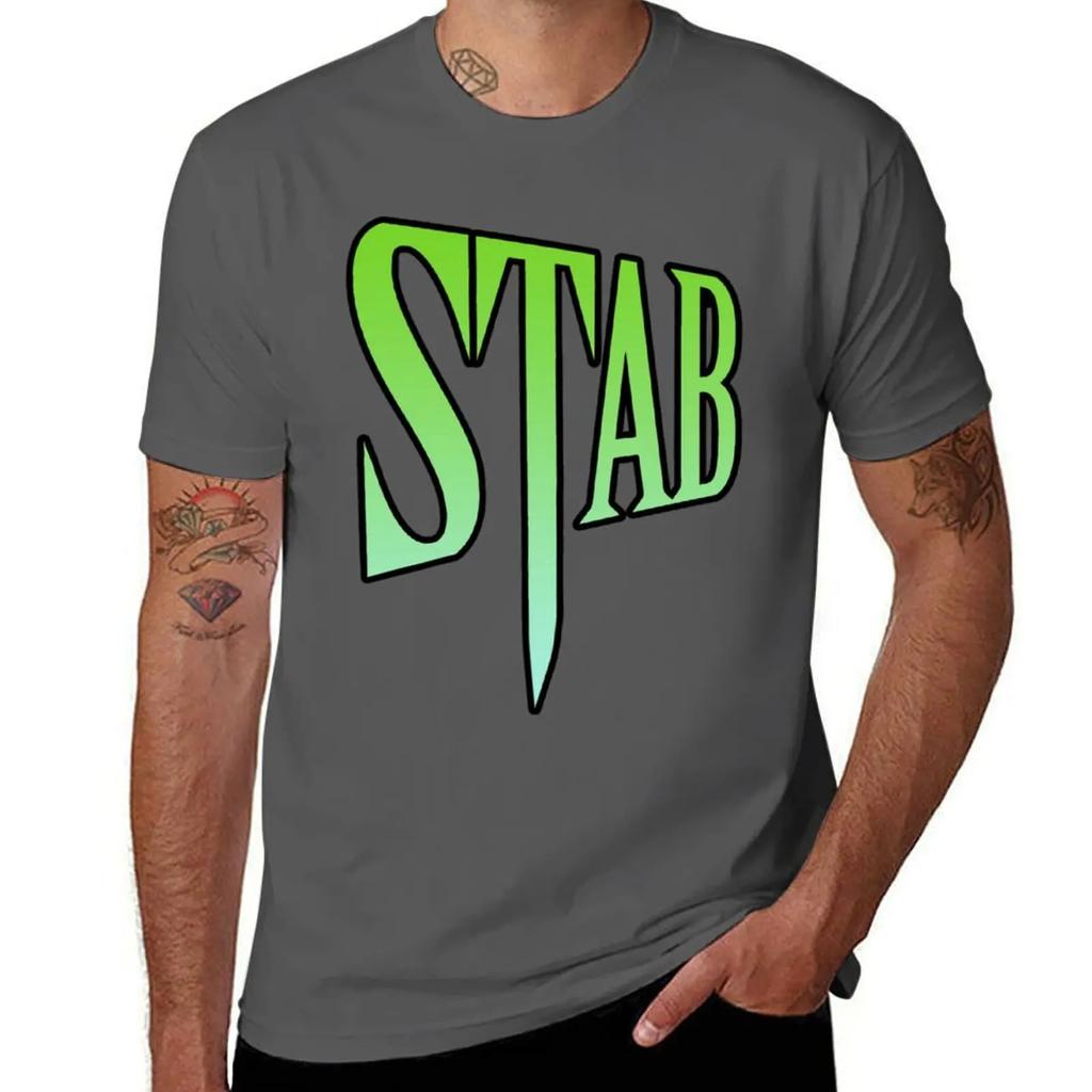 Stab TShirt blacks summer tops hippie clothes tops big and tall t shirts for Unisex