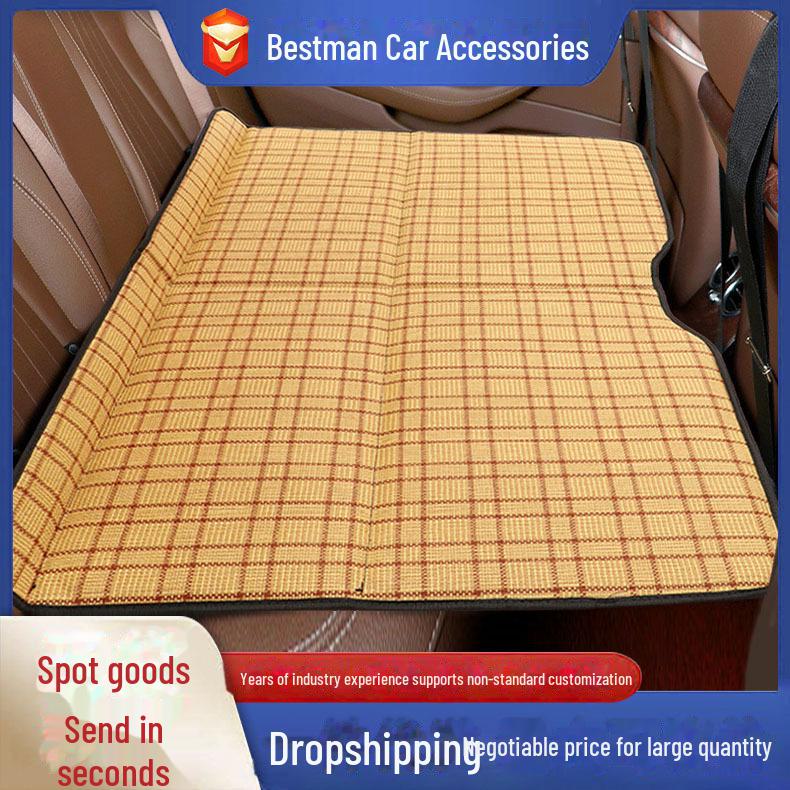 Охлаждающий матрас для заднего сиденья автомобиля: Складная дорожная кровать и универсальный спальный коврик