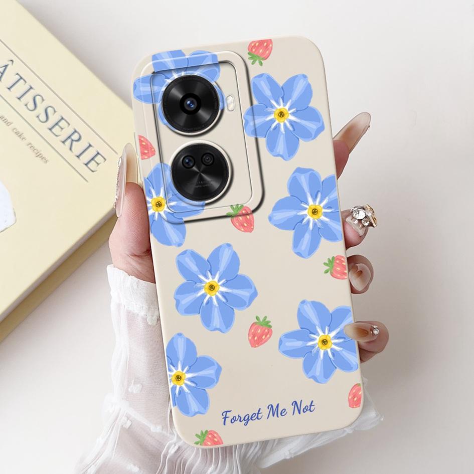 Nova 12 SE Case For Huawei Nova 12 SE Cover 2024 Fashion Painted Liquid Silicone Anti-Fall Protective Bumper For Nova 12SE Funda