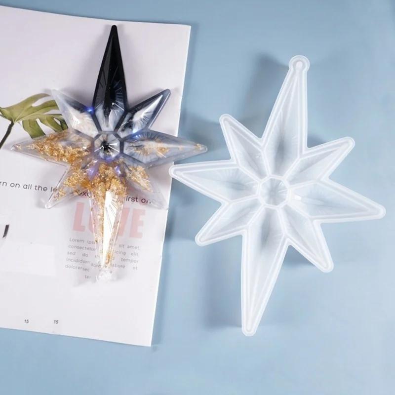 Anise Listed Pendant Casting Silicone Mould DIY Crafts Decoration Jewelry Making Tool Crystal Epoxy Resin Mold