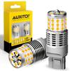 Auxito T20 Single LED Turn Signal Valve, Amber, Built-in Canceller, 7440, High Fla Prevention,