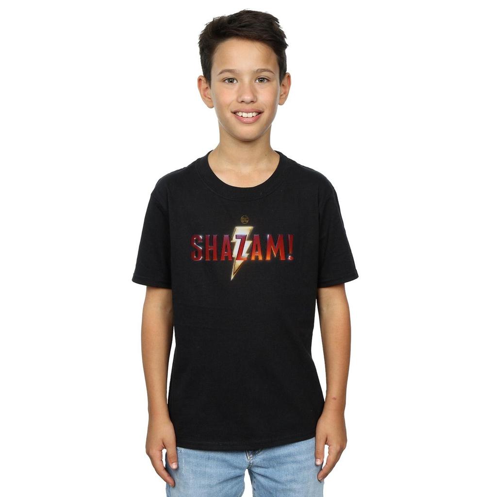 DC Comics Boys Shazam Movie Logo T-Shirt