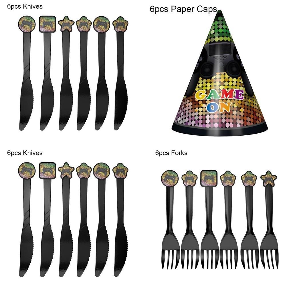 Набор принадлежностей для вечеринки в стиле «Игры» для незабываемого празднования дня рождения