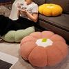 Подушка-сиденье в виде тыквы, декоративная круглая подушка, многофункциональный коврик для пола, лежанка для собаки, декор для спальни, гостиной