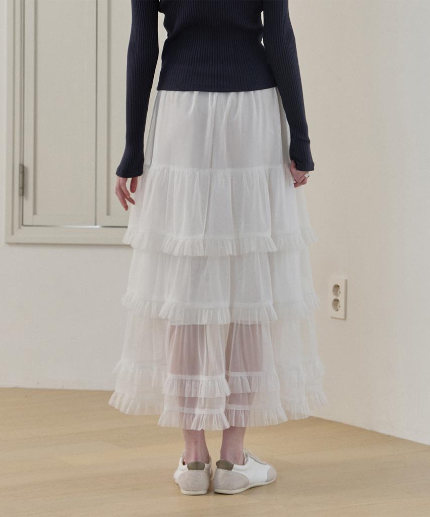 Jucy Judy Frilled Tiered Tulle Skirt Jzsk329B