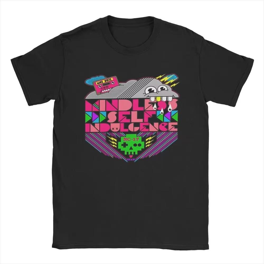 Классическая Арт-Панк Группа Msi Mindless Self Indulgence Идол Группа Футболка Хлопок Графическая Футболка Унисекс Унисекс Летняя Уличная Одежда
