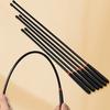 1pc Black Resin Dog Training Whip with Handle - Ideal for Medium Breeds & Outdoor Activities, Perfect Gift for Pet Owners