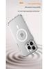 MagSafe Compatible Magnetic Clear Phone Case for iPhone 15/16 Pro Max, Skin-Like Design
