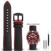 20 мм 22 мм Браслет Нейлон Силикон Снизу Часовой Ремешок для Серии Seiko PROSPEX Omega SEAMASTER 300 Холст Резина Спортивный Ремешок