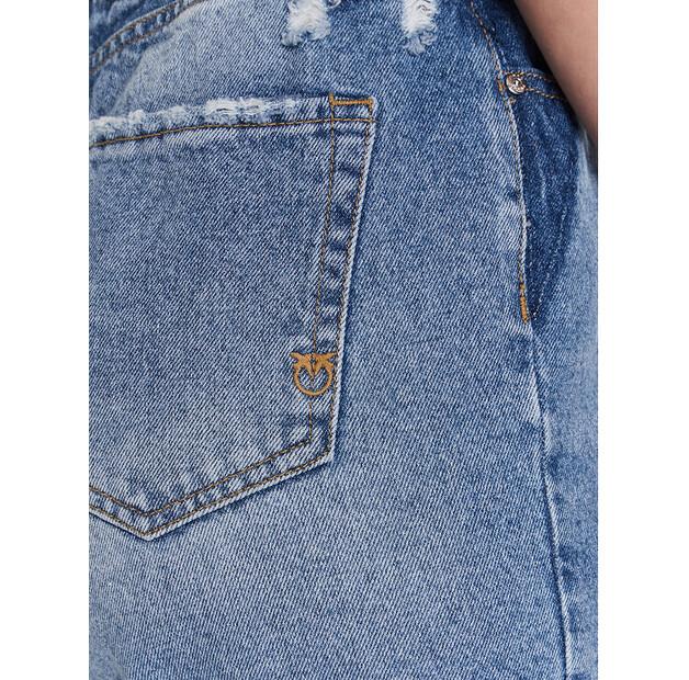 Джинсы Pinko Flexi Maddie 100232 A0FX синий Mom Fit